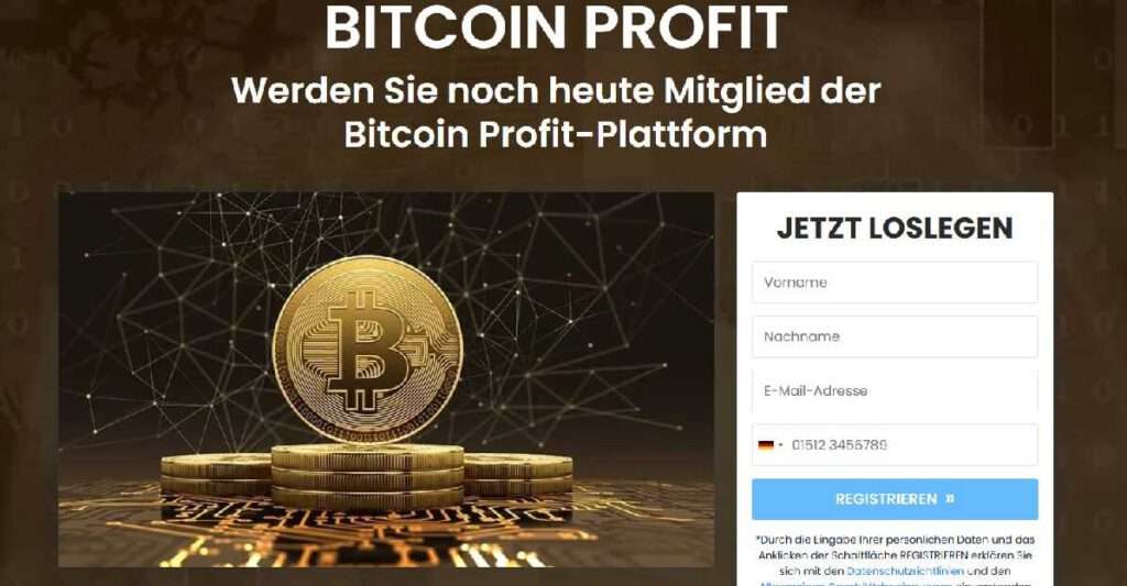 Bitcoin Profit Anmeldung